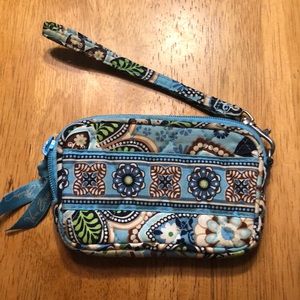 Small Blue Wristlet